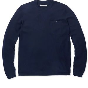 Outerknown Palisades Merino pocket Crew Sweater - New - No Tags